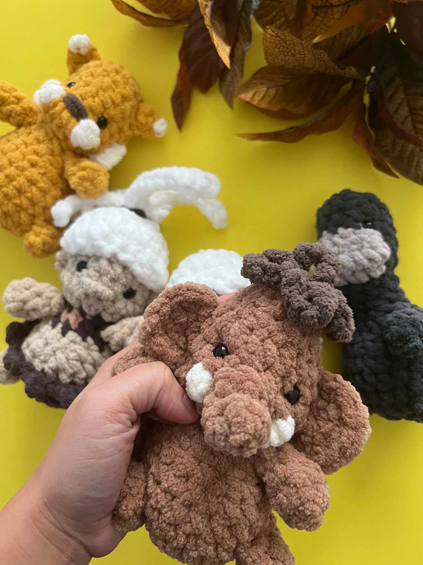 Prehistoric Bitsy Buddy crochet bundle pack