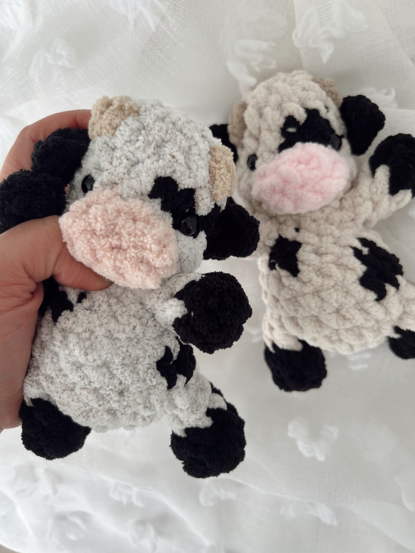 Bitsy Farm Friends Bundle- Chicken, Cow, Lamb & Piggie Crochet patter