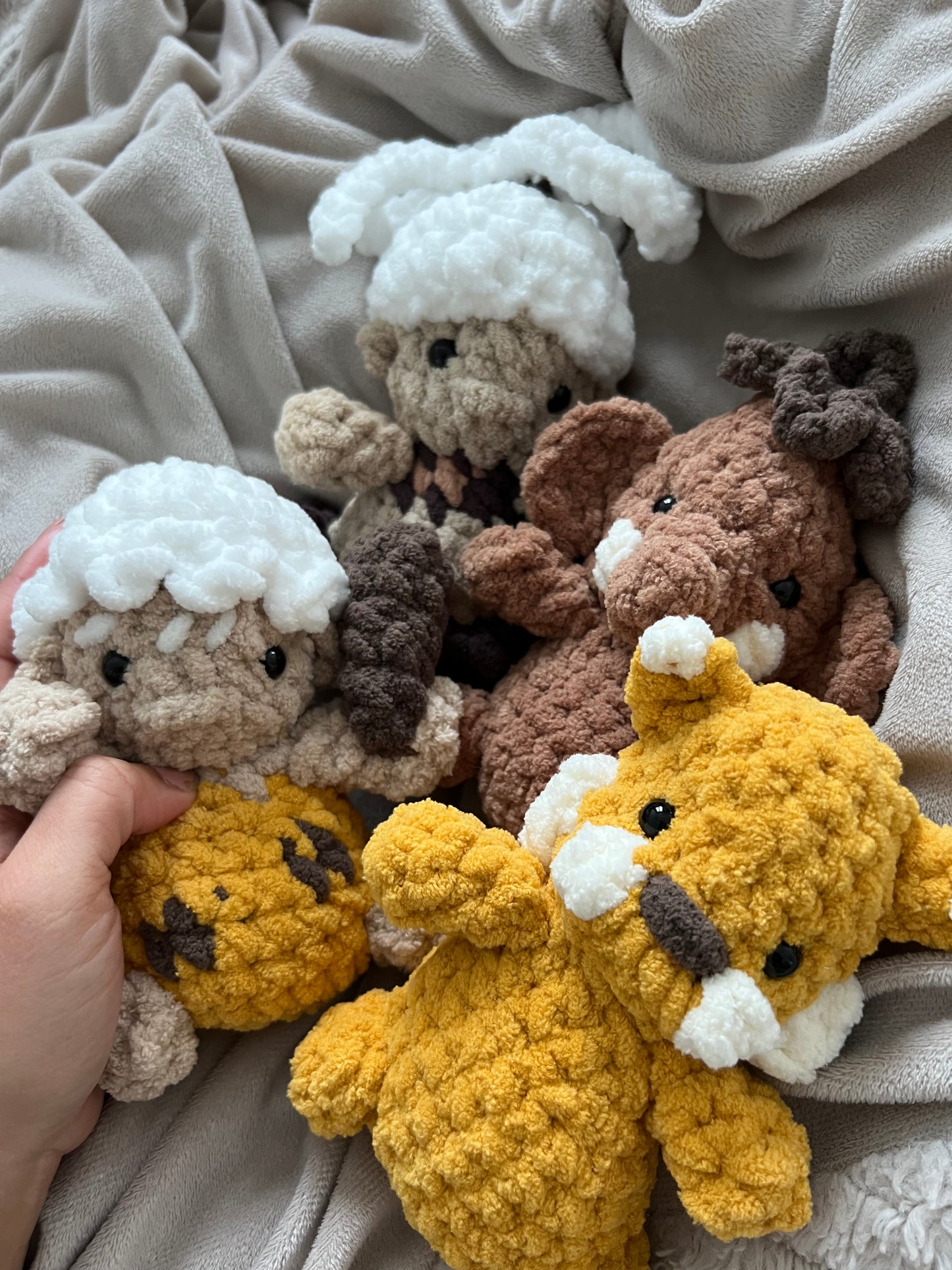 Prehistoric Bitsy Buddy crochet bundle pack