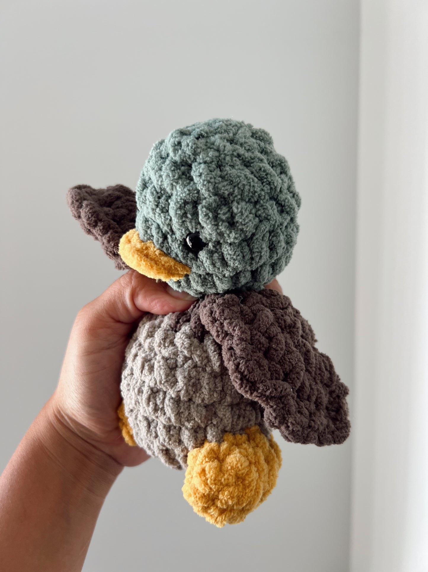 Mozzy + Birdie The Mallards Crochet Snuggler and Bitsy Pattern