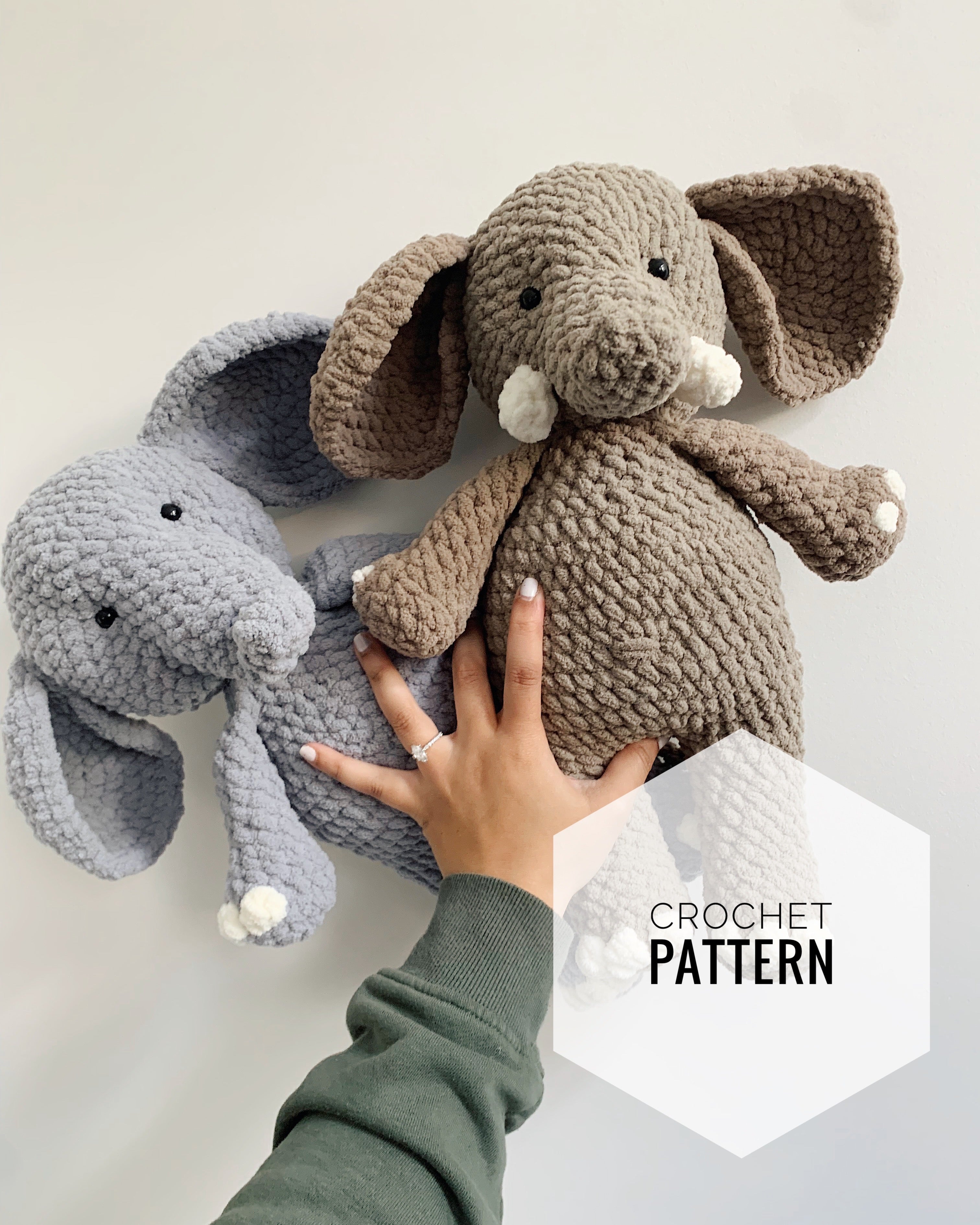 Giant Life-Size Crochet Animals (Including a Crochet Elephant