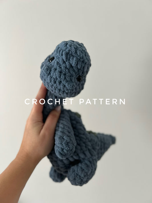 Dippy The Diplodocus Crochet Snuggler Pattern