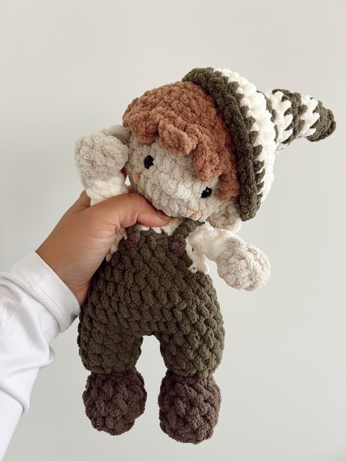 Tinker The Workshop Elf Crochet Plushie Pattern