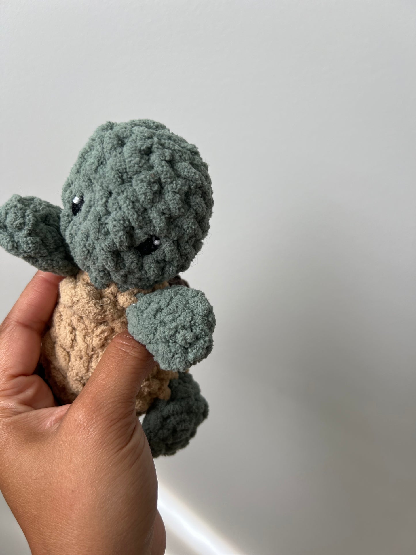 Stoney and Pebbles The Sea Turtle Crochet Snuggler and Bitsy Pattern