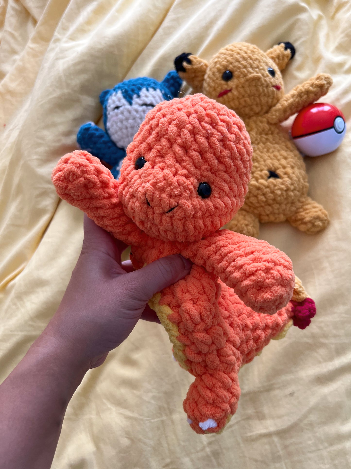 Fire Lizard Snuggler Crochet Pattern