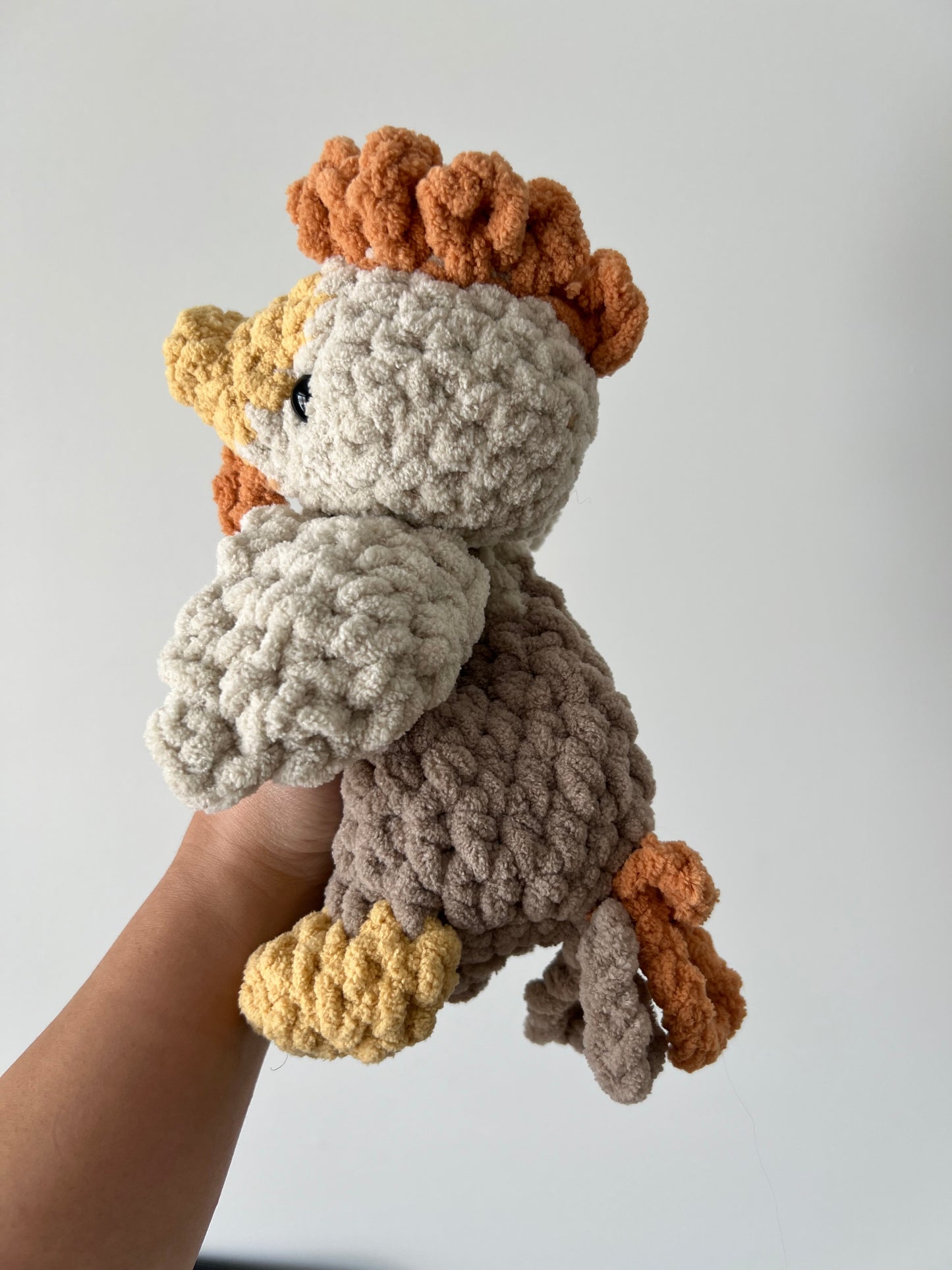 Rooney The Rooster Crochet Snuggler Pattern