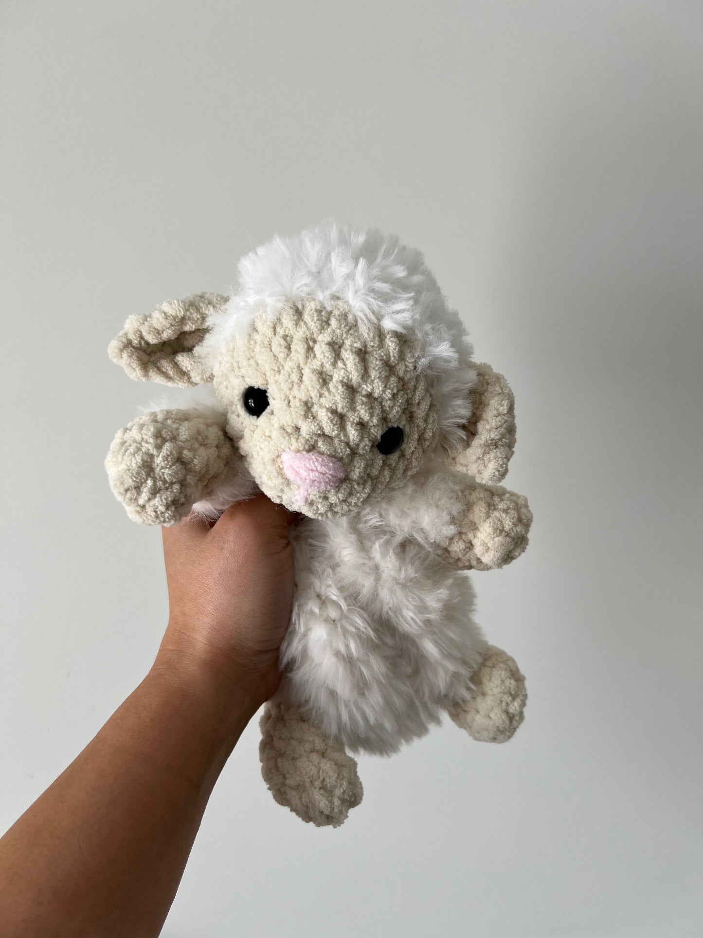 Laine The Lamb Crochet Snuggler Pattern