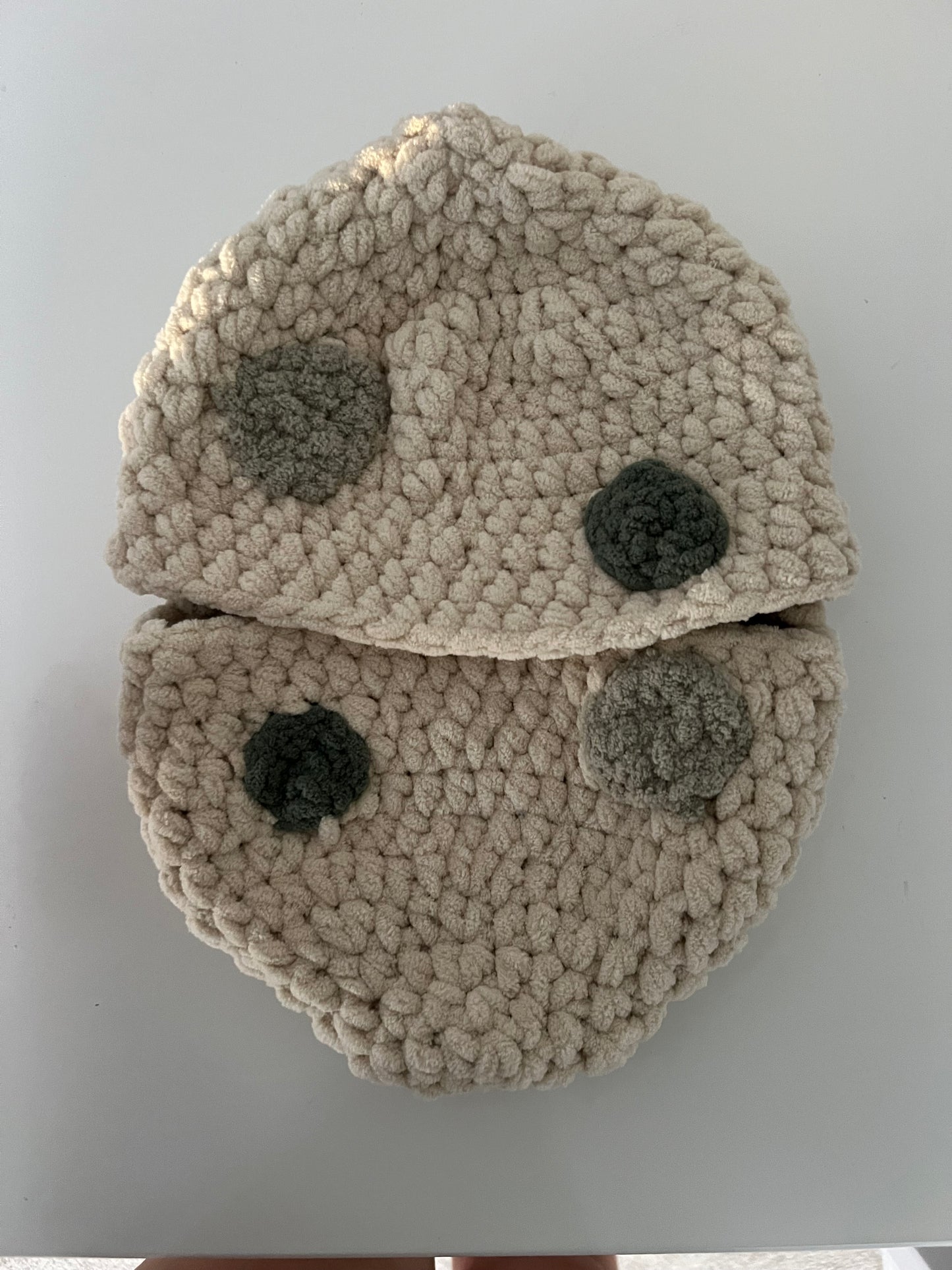 The Dino babies pt2 with hatching egg snuggler crochet pattern