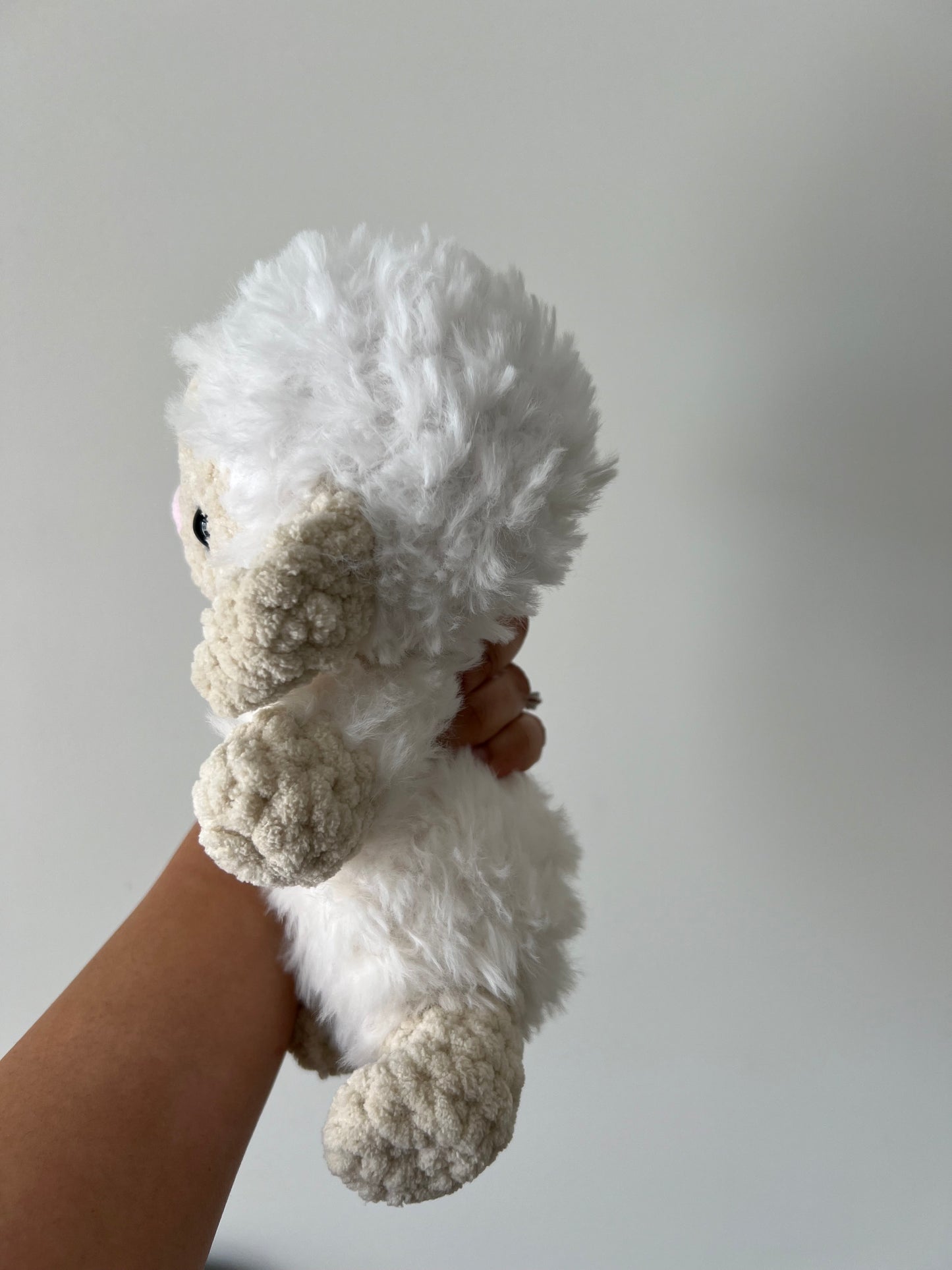 Laine The Lamb Crochet Snuggler Pattern