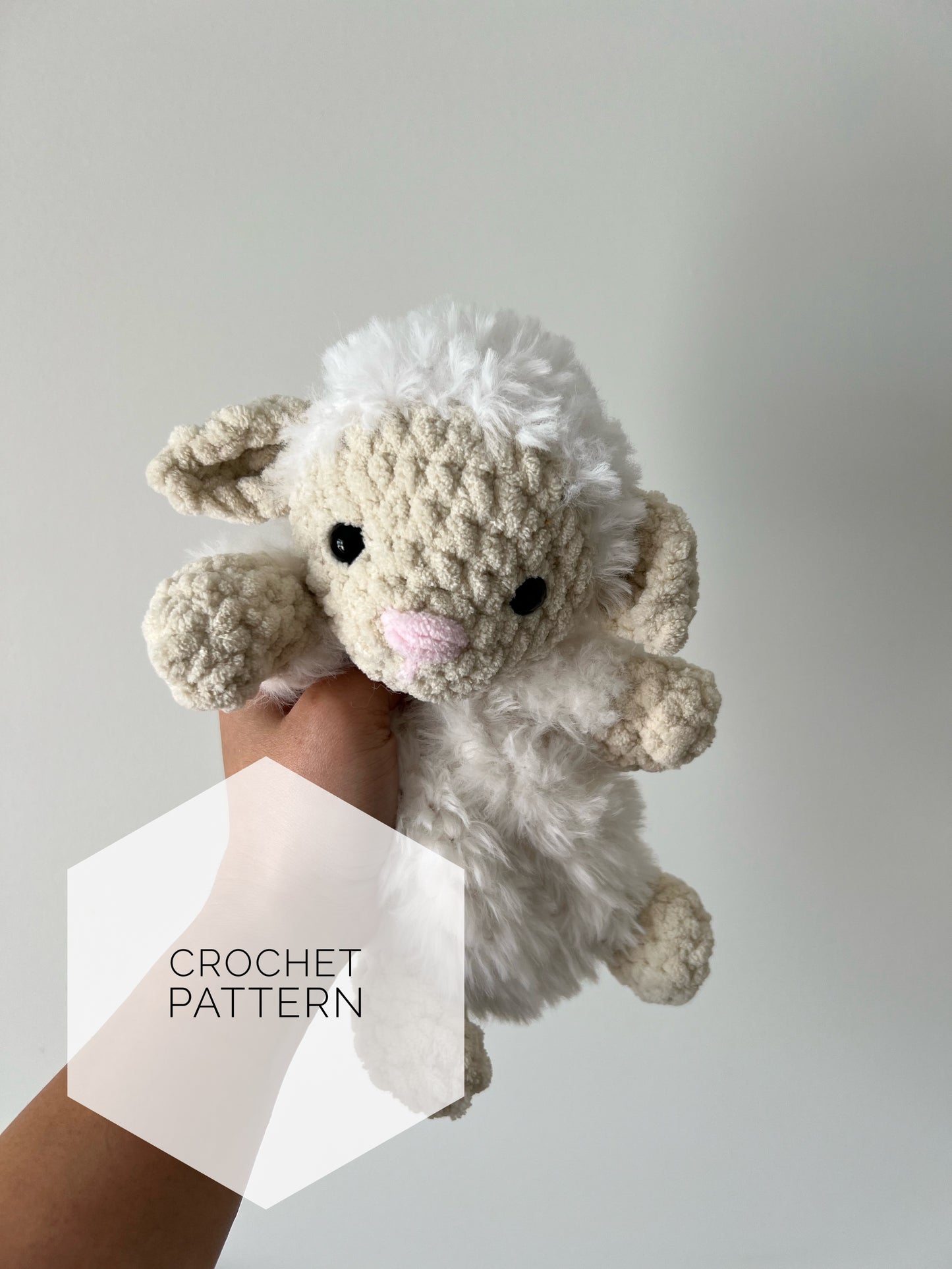 Laine The Lamb Crochet Snuggler Pattern