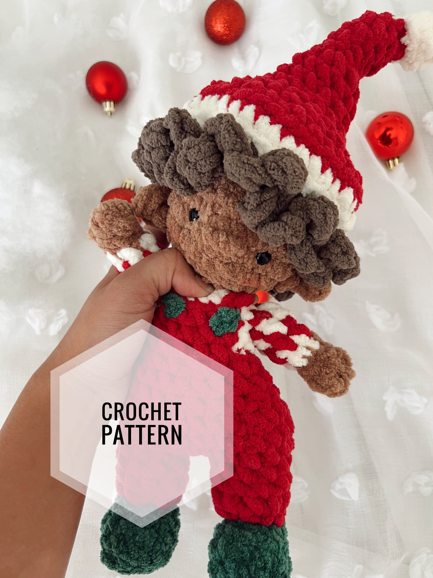 Tinker The Workshop Elf Crochet Plushie Pattern