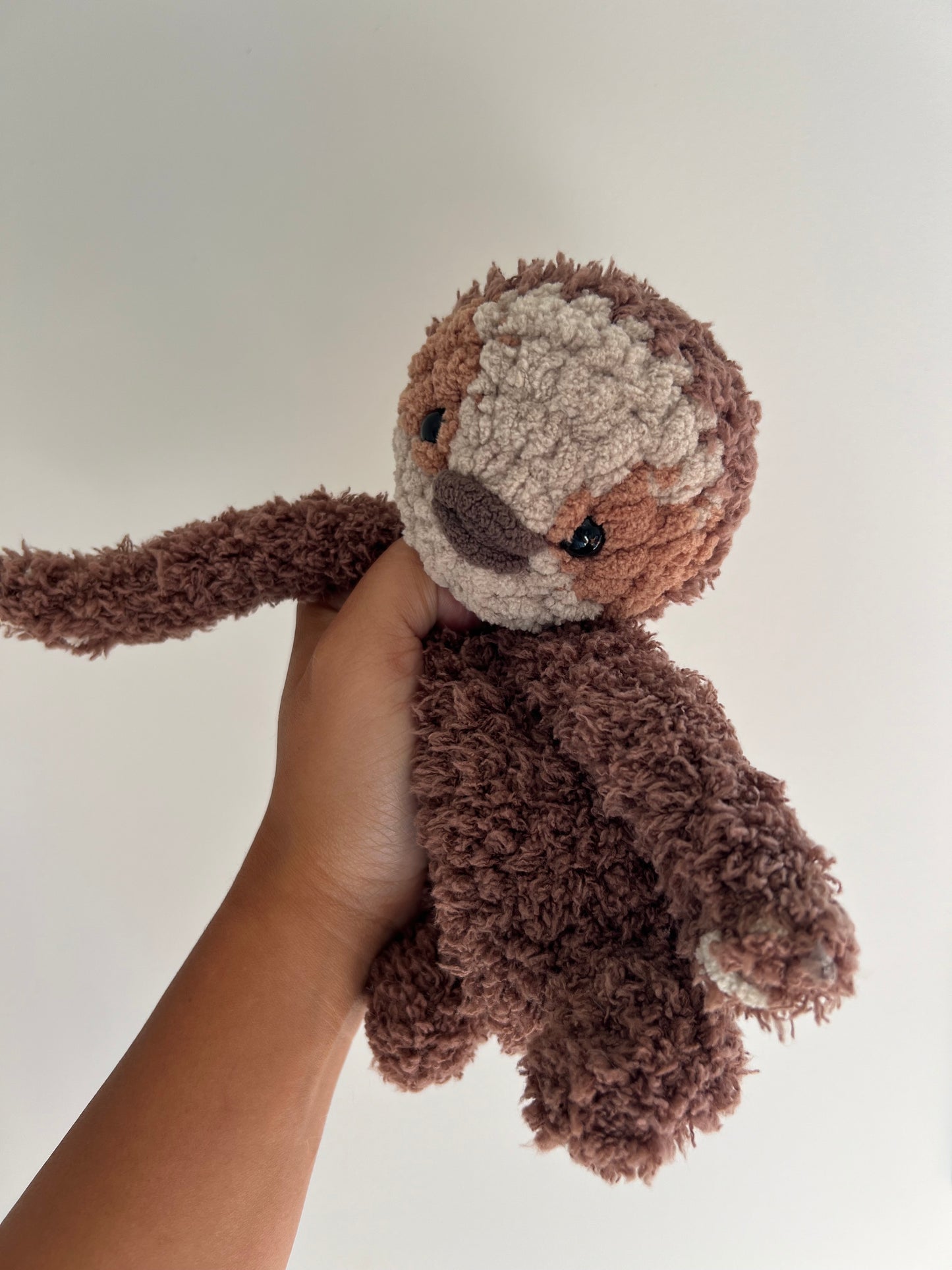 Branch and Twiggy The Sloth Crochet Snuggler and Bitsy Pattern