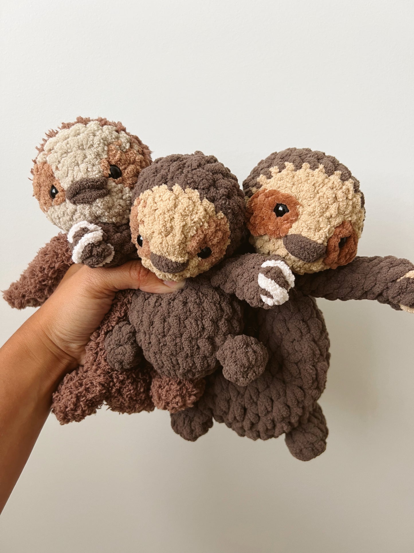 Branch and Twiggy The Sloth Crochet Snuggler and Bitsy Pattern