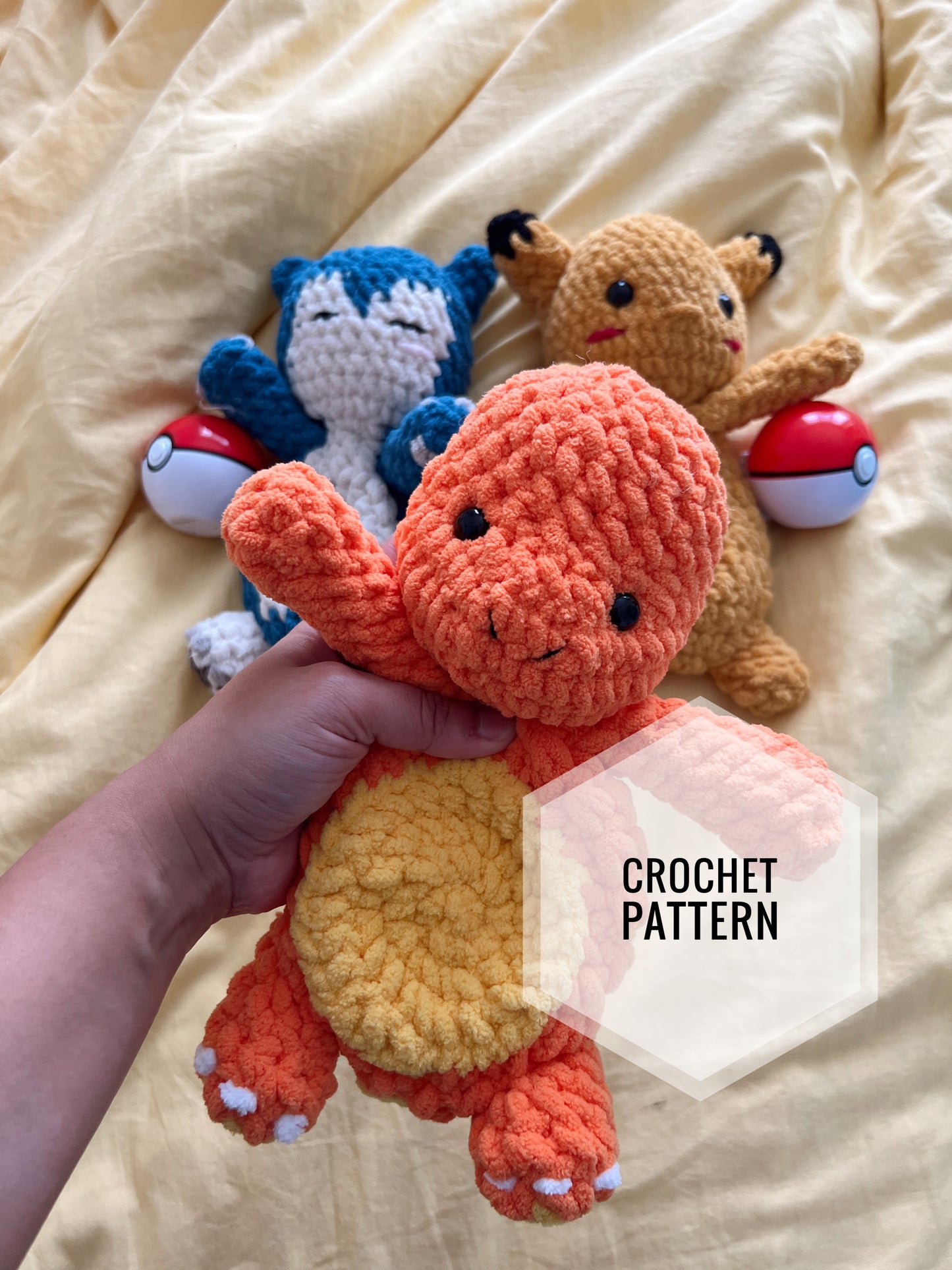 Fire Lizard Snuggler Crochet Pattern