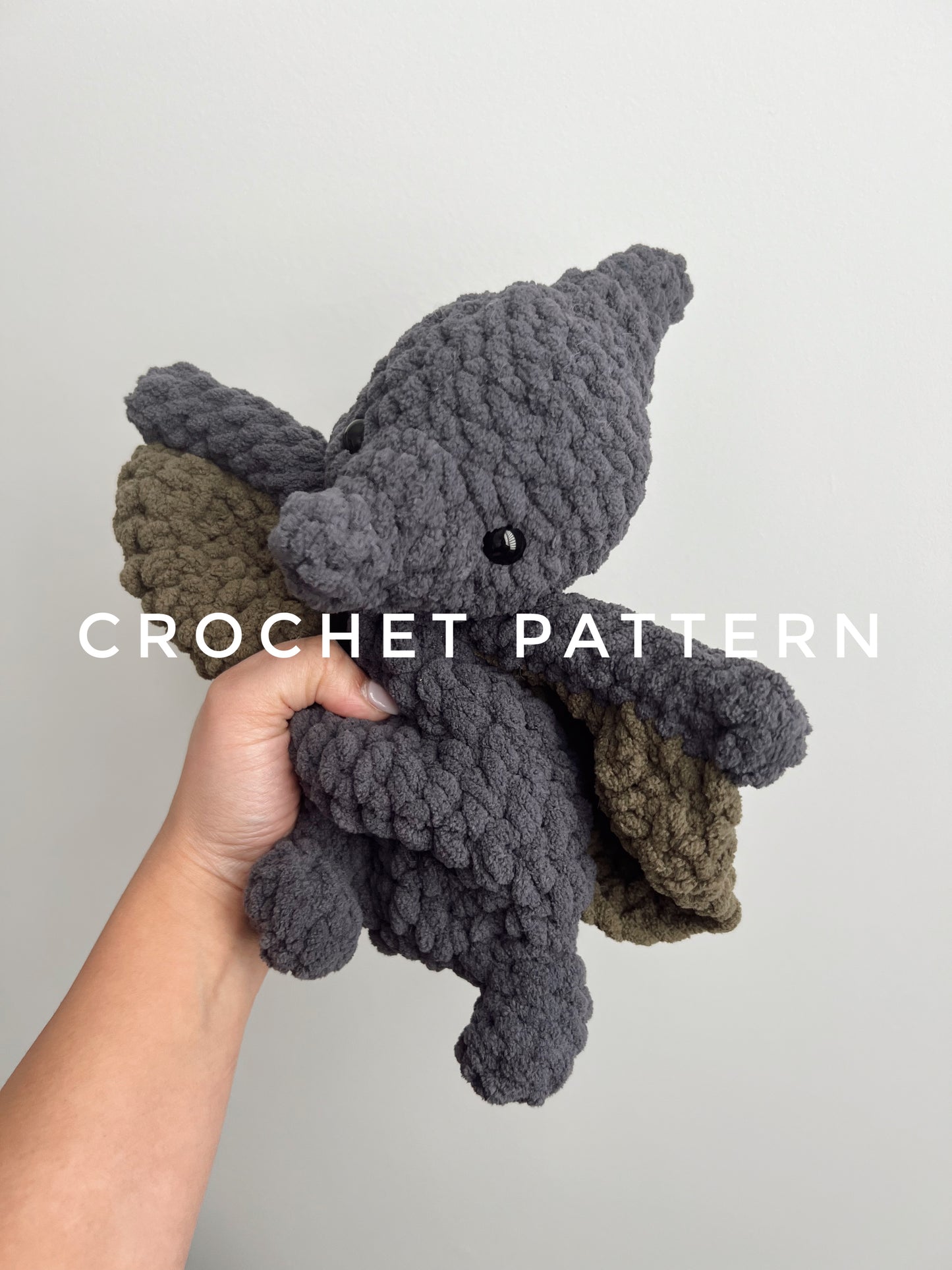 Ptavey The Pterodactyl Crochet Snuggler Pattern