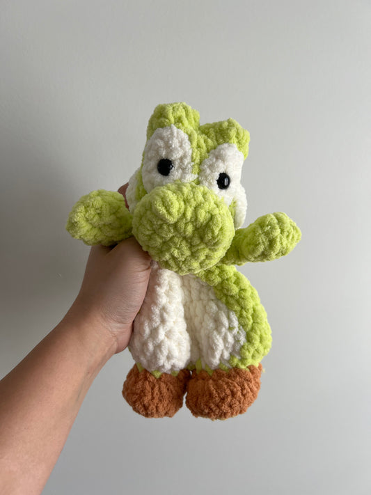 Bright green Dino buddy (yoshi inspired)