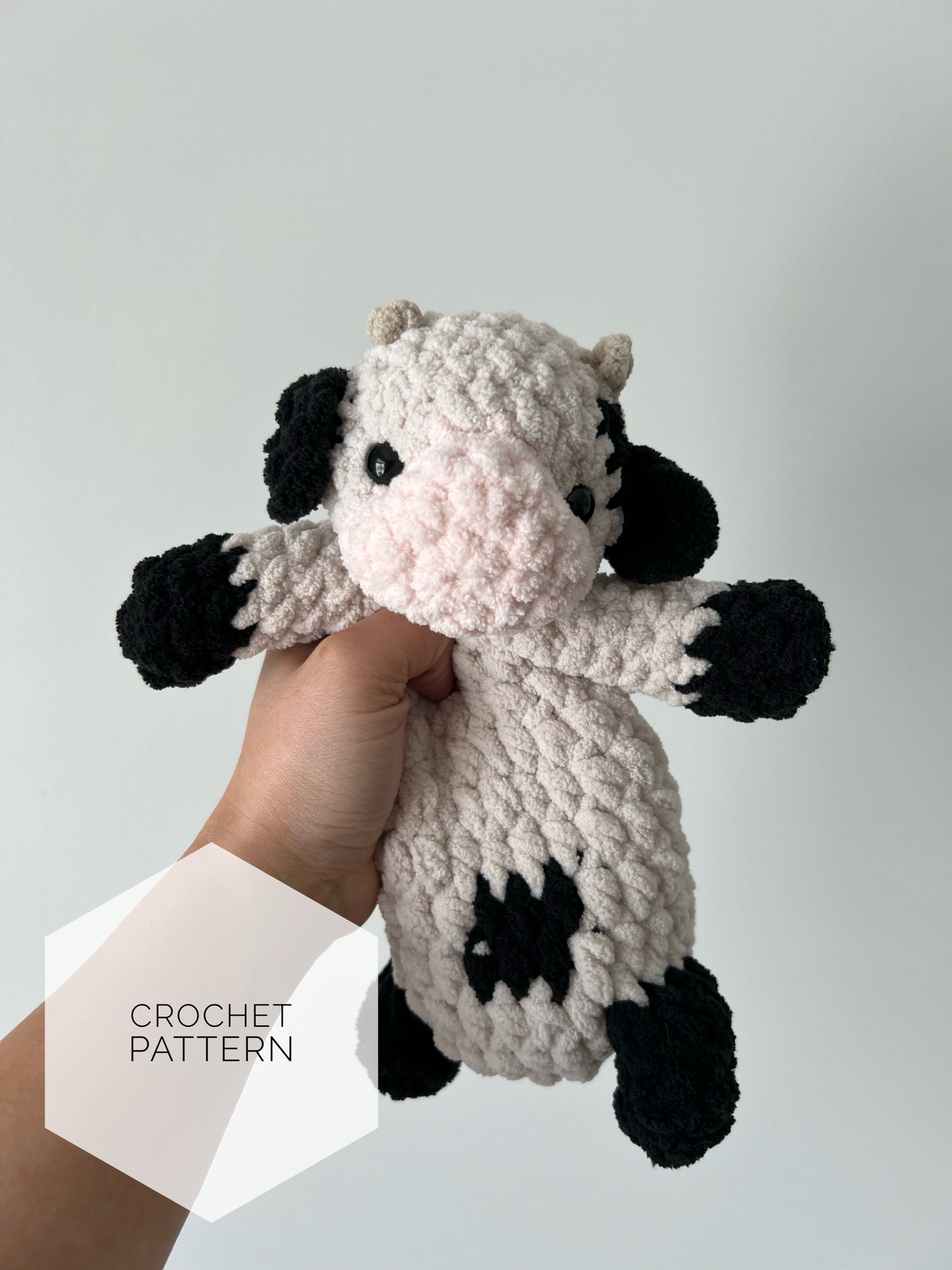 Colby The Cow Crochet Snuggler Pattern