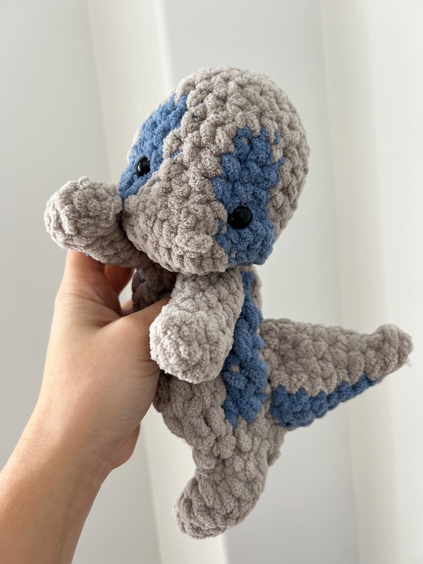 Blue inspired Dino snuggler