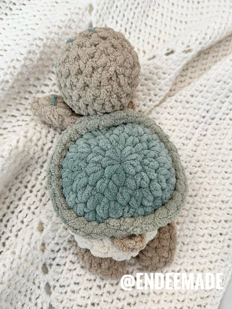 Stoney The Sea Turtle Crochet Snuggler Pattern