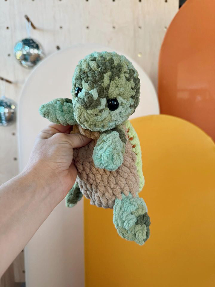 Stoney The Sea Turtle Crochet Snuggler Pattern