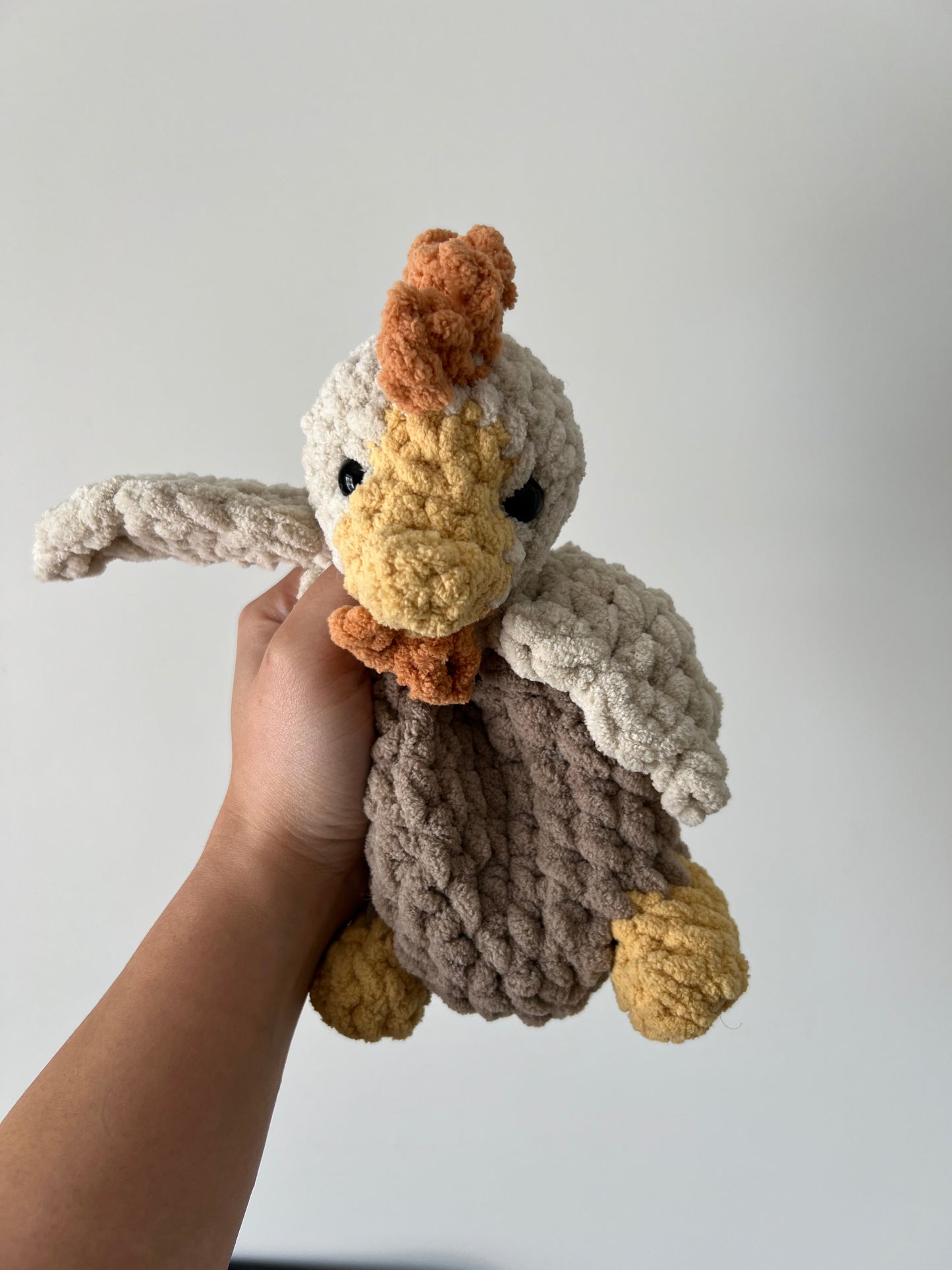 Rooney The Rooster Crochet Snuggler Pattern