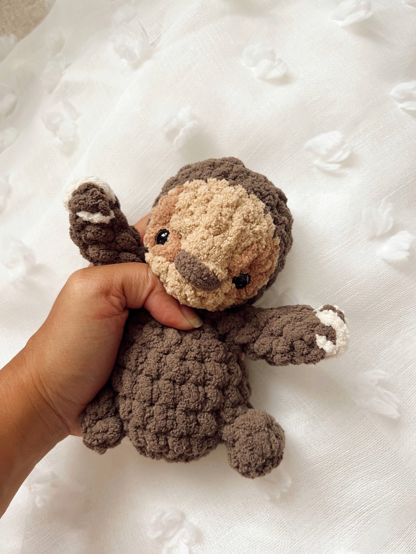 Branch and Twiggy The Sloth Crochet Snuggler and Bitsy Pattern