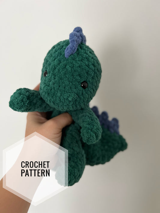 Duffy The Dino Crochet Snuggler Pattern