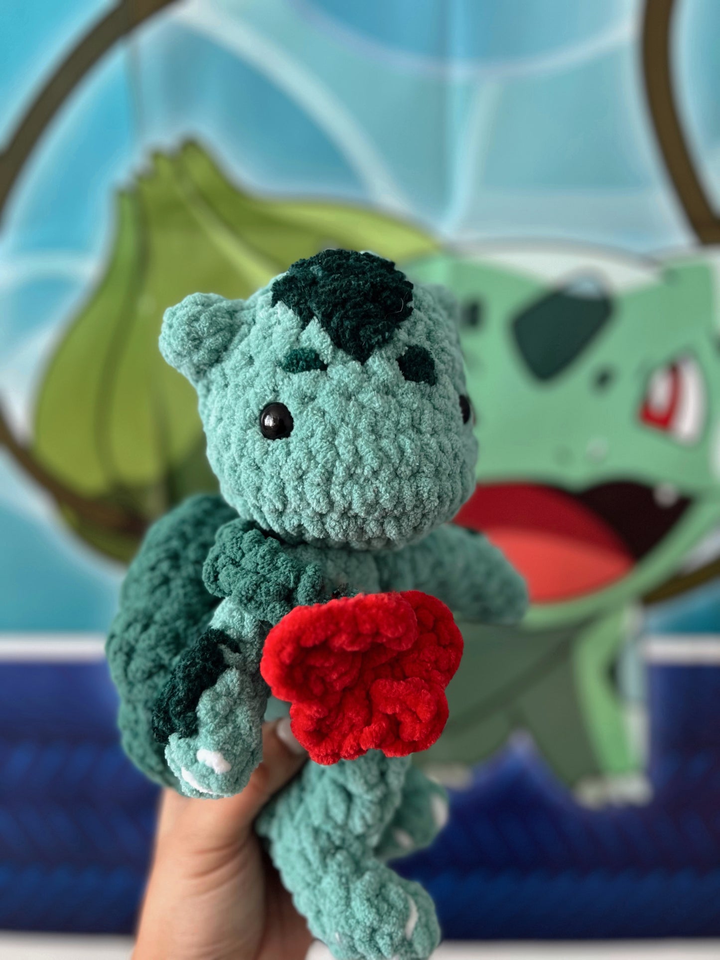 Flower Toad Snuggler Crochet Pattern