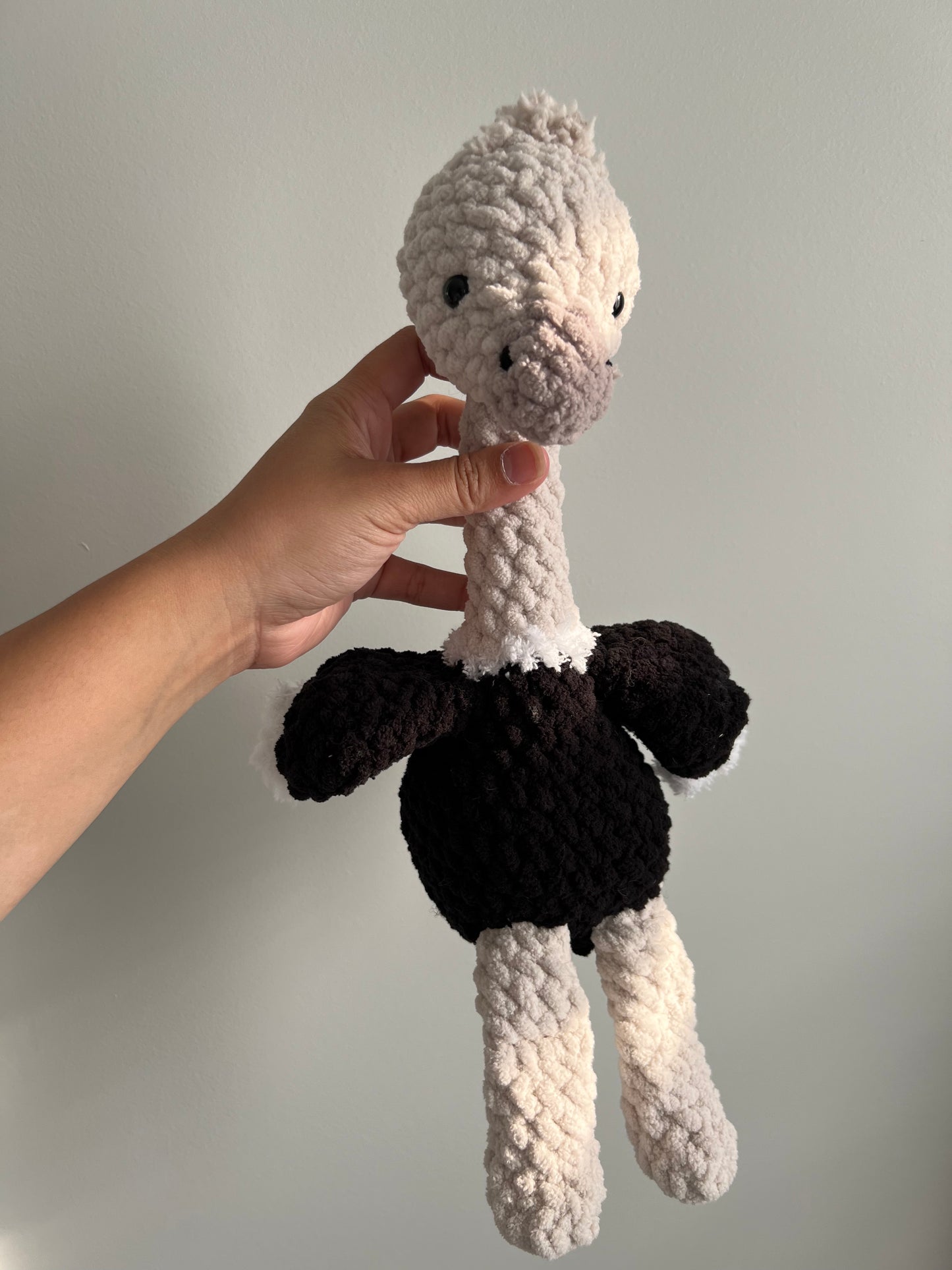 White Beach Ostrich Plushie