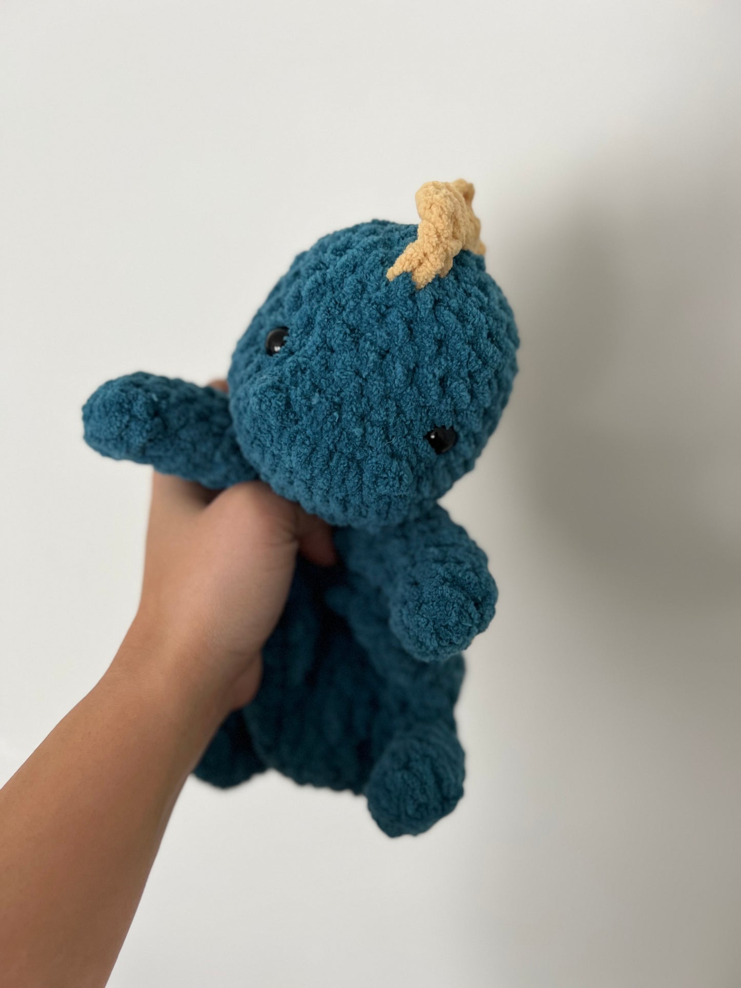 Duffy The Dino Crochet Snuggler Pattern