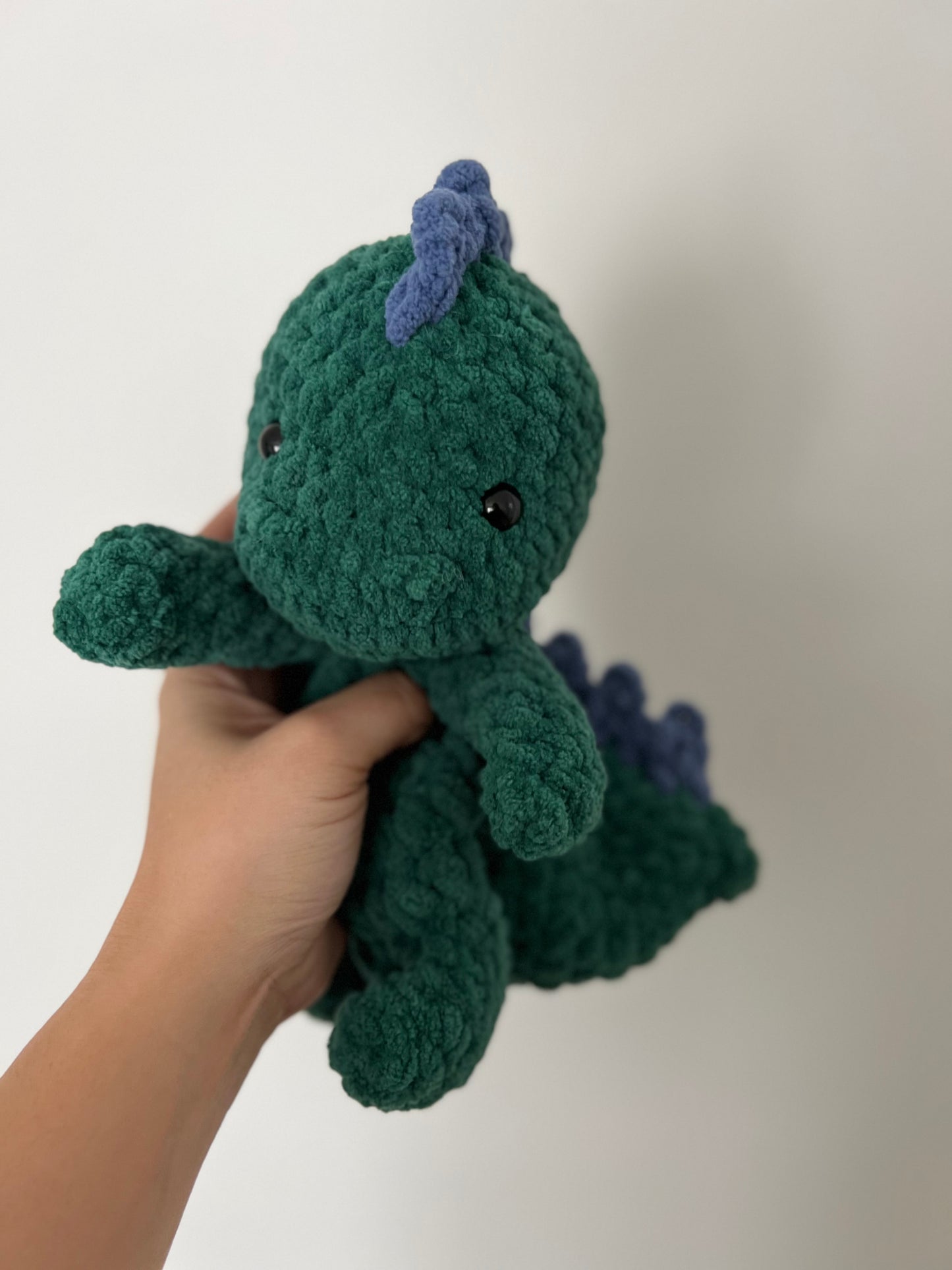 Duffy The Dino Crochet Snuggler Pattern