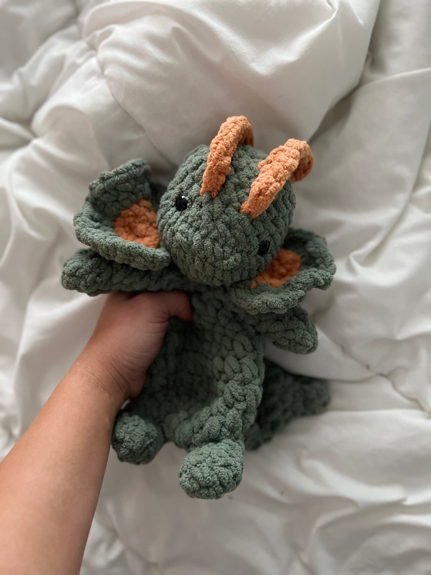 Dewey The Dilophosaurus Crochet Snuggler pattern