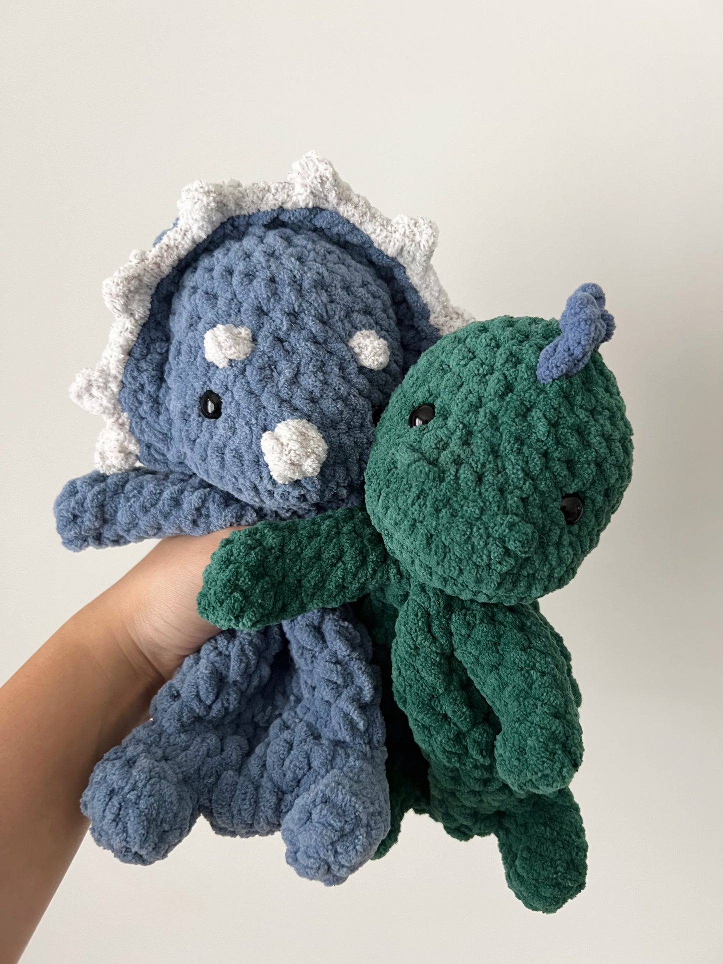 The Dino Babies Crochet Snuggler Bundle