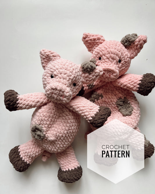 Iggy the Muddy Piggy Crochet Pattern