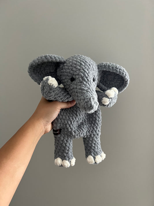 Grey baby Elephant snuggler