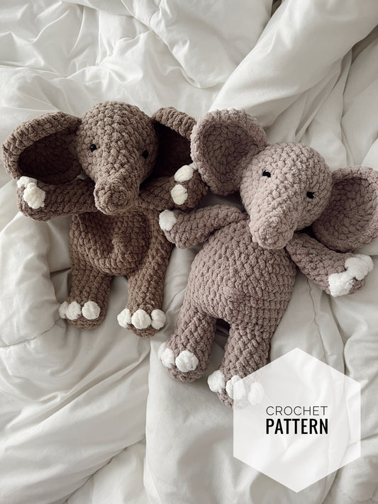 Baby Eddie the Elephant Crochet Pattern