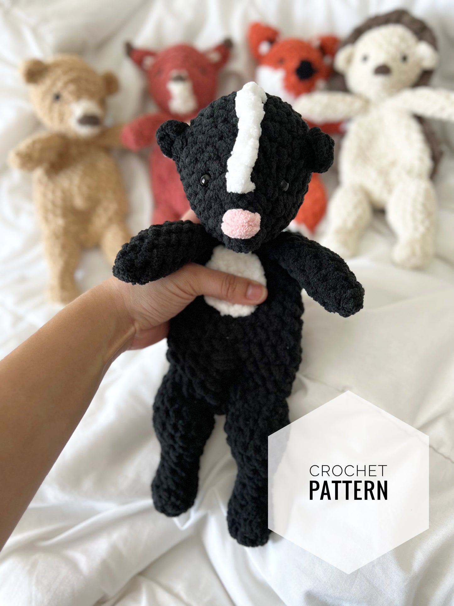 Little Woodsy Pals - Skye the Skunk Crochet Pattern