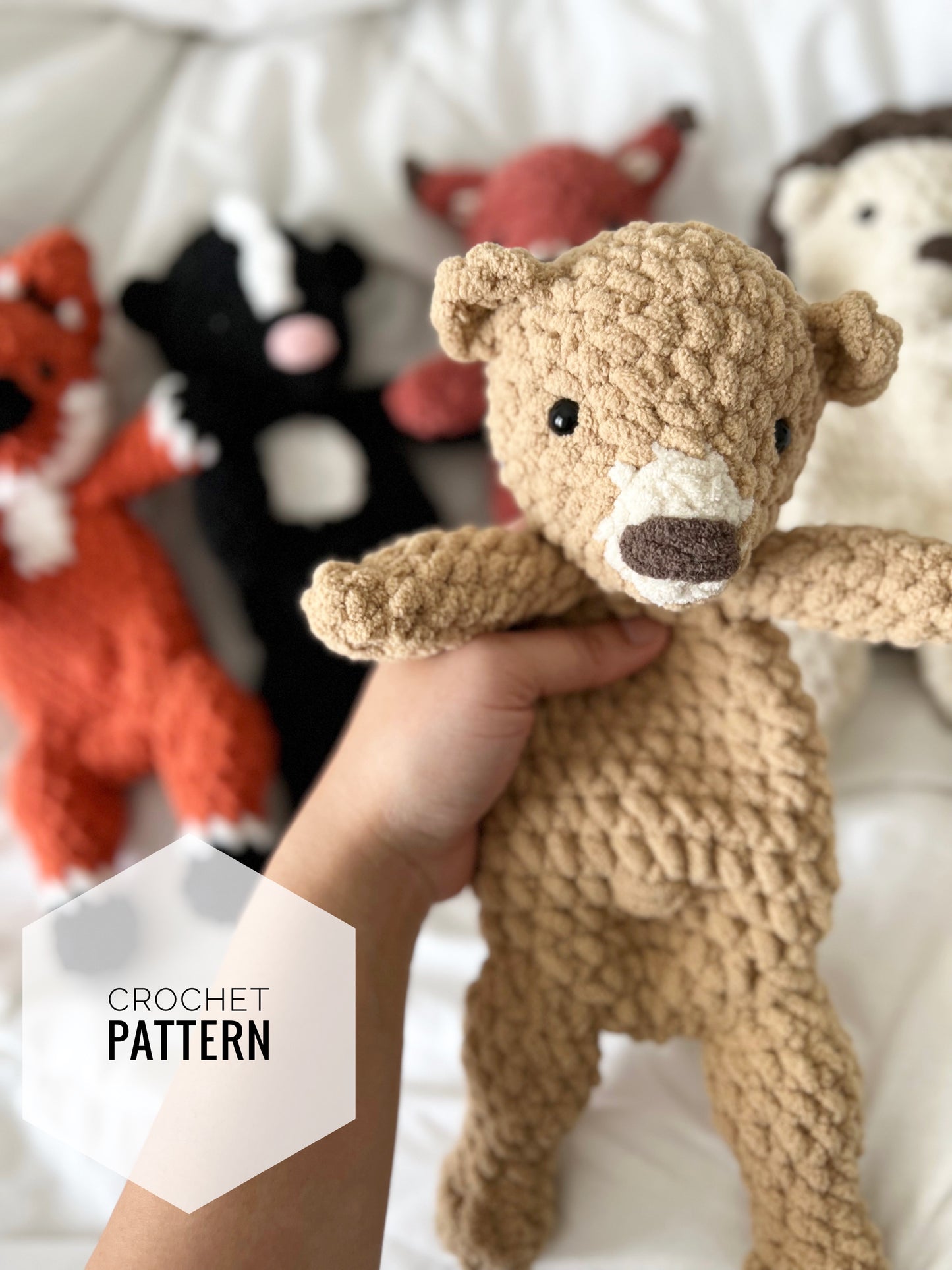 Little Woodsy Pals -Beaux the Bear Crochet Pattern