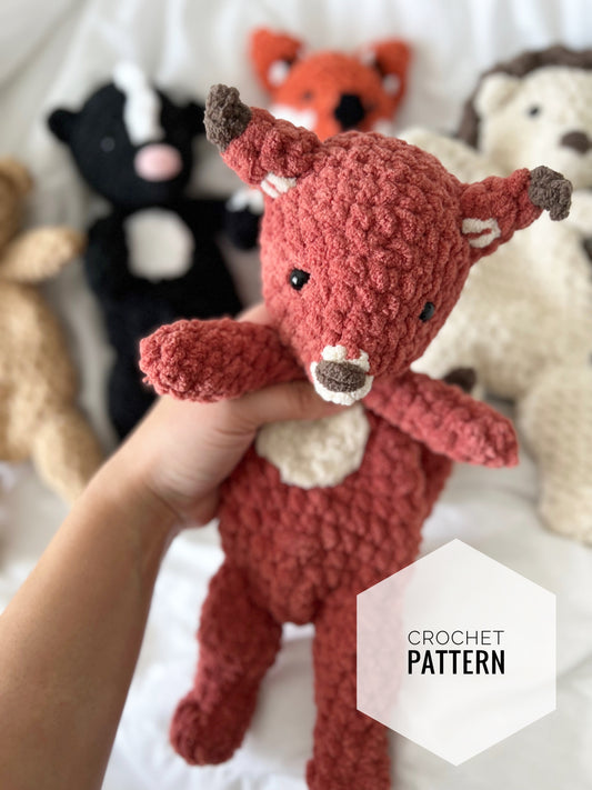 Little Woodsy Pals - Scout the Squirrel Crochet Pattern